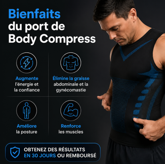 Body Compress | Débardeur de compression ionique 🇨🇩