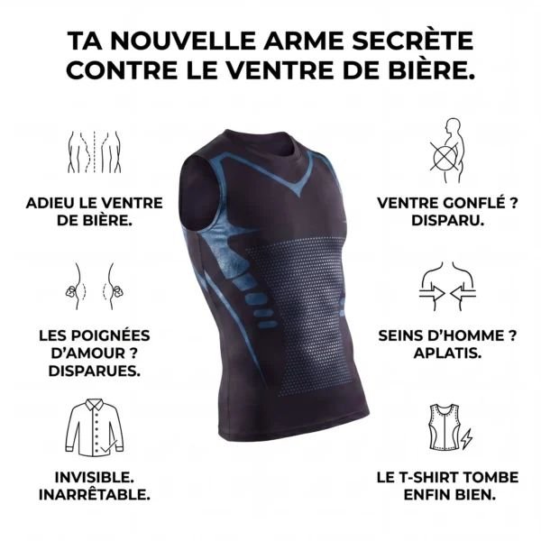 Body Compress | Débardeur de compression ionique 🇨🇩